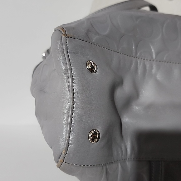 Coach Gray Handbag/Satchel - Picture 11 of 12